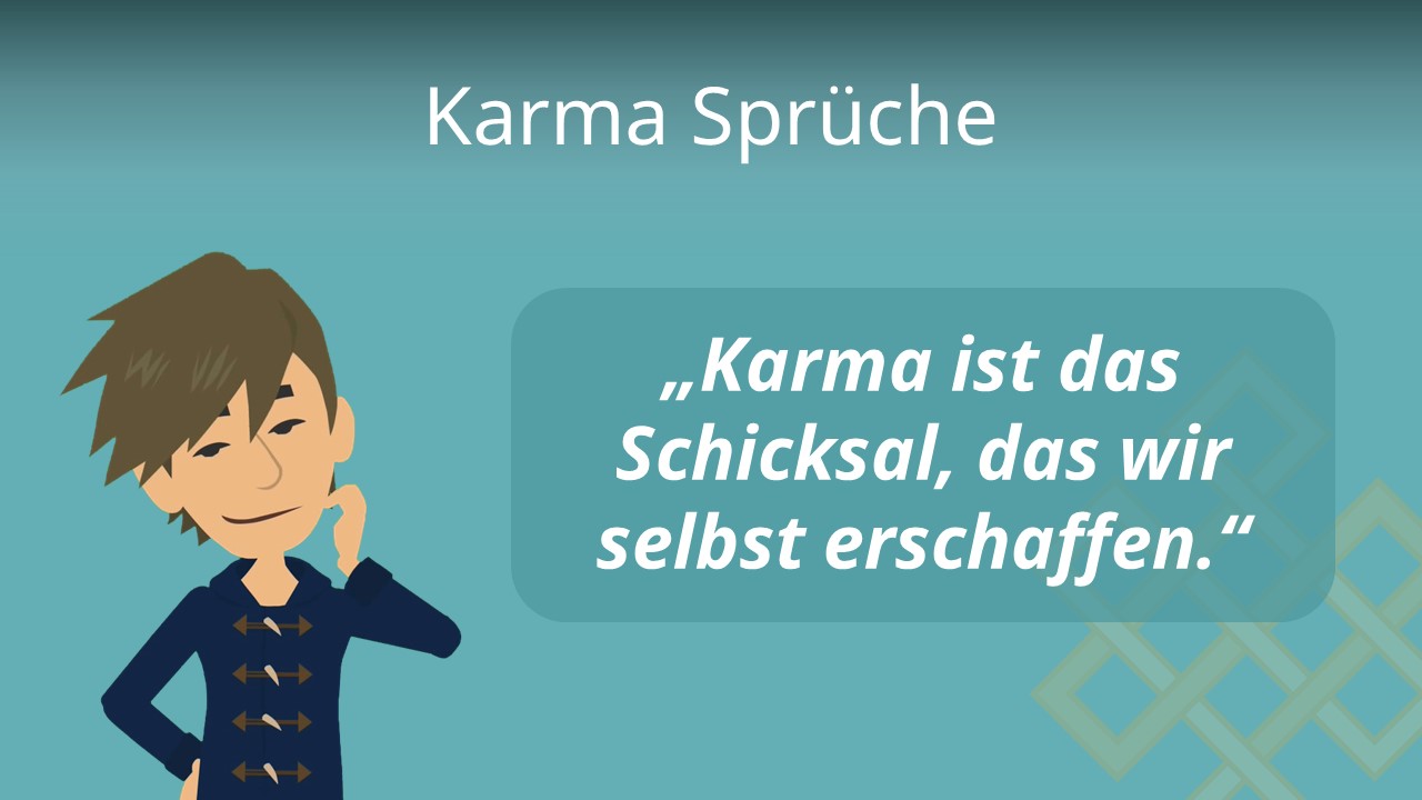 50 Karma Sprüche • schön, lustig & zum Nachdenken · [mit Video]