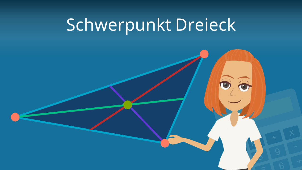 Schwerpunkt Dreieck • Erklärung, Formel · [mit Video]