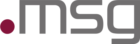Logo von msg 