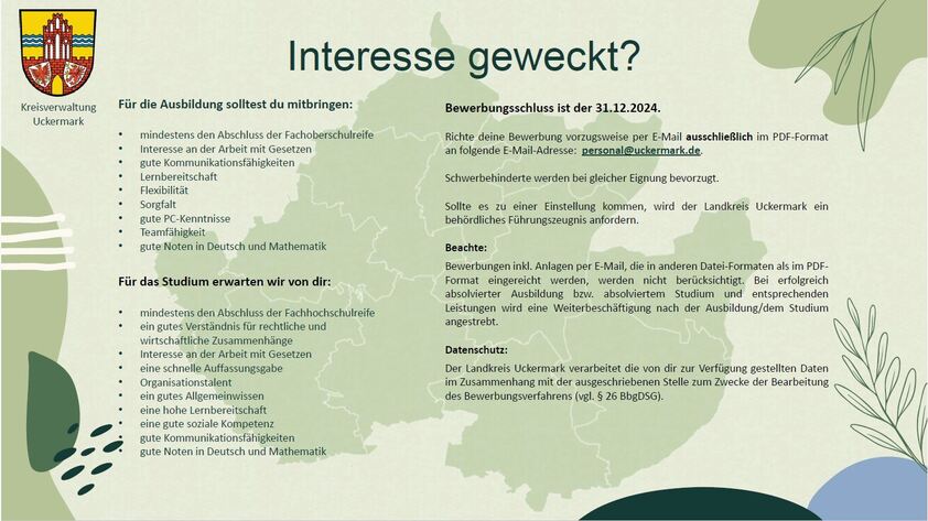 Stellenausschreibung (Seite 2)