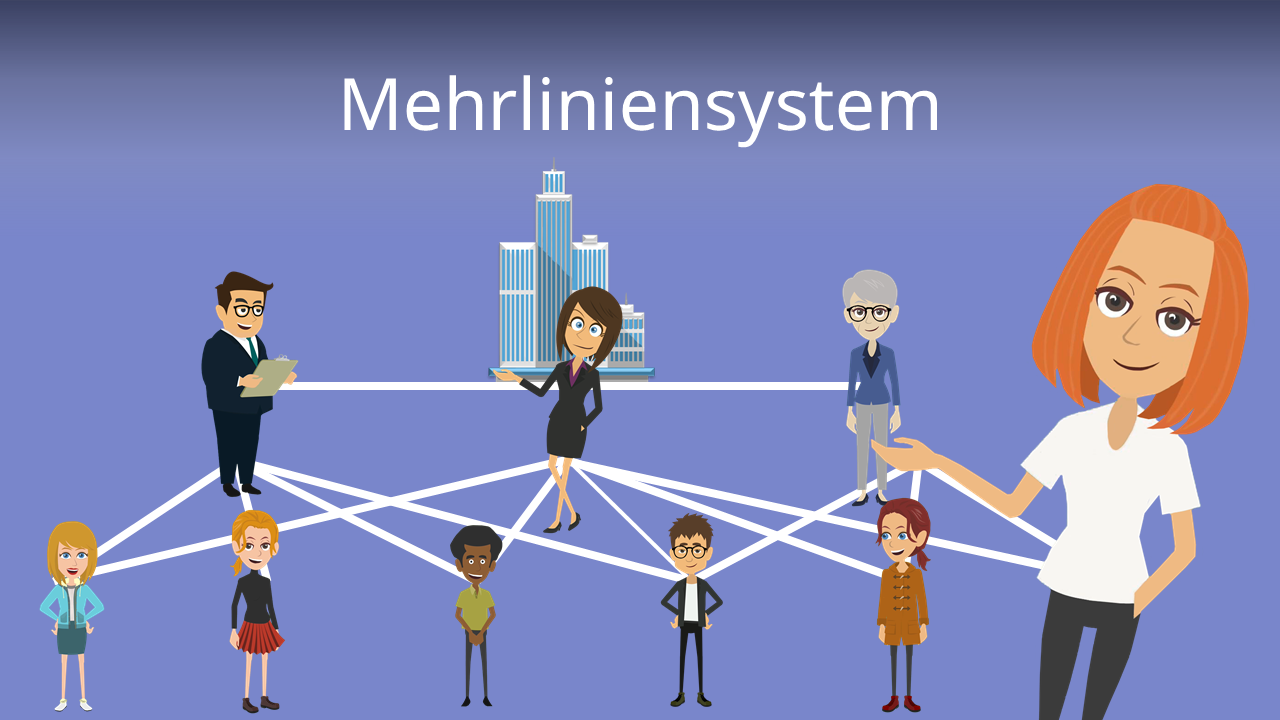 Mehrliniensystem:Erklärung & Organigramme · [mit Video]