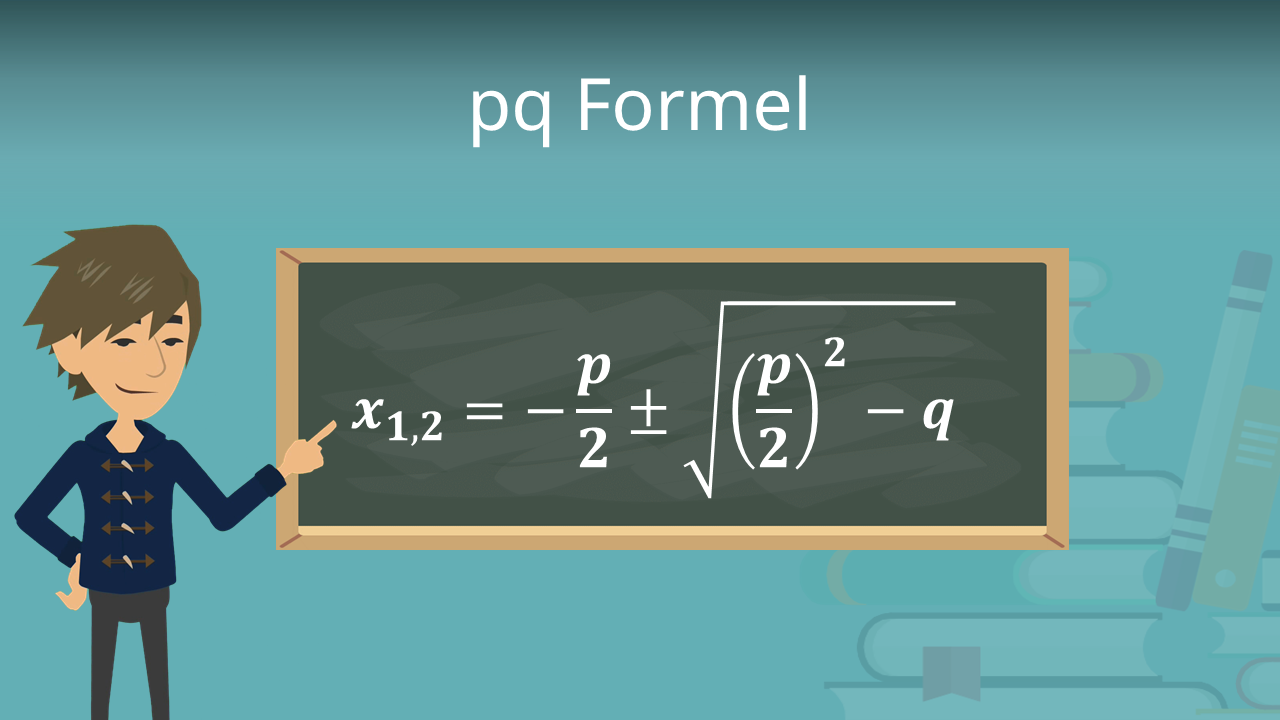 pq Formel einfach erklärt • quadratische Gleichungen lösen · [mit