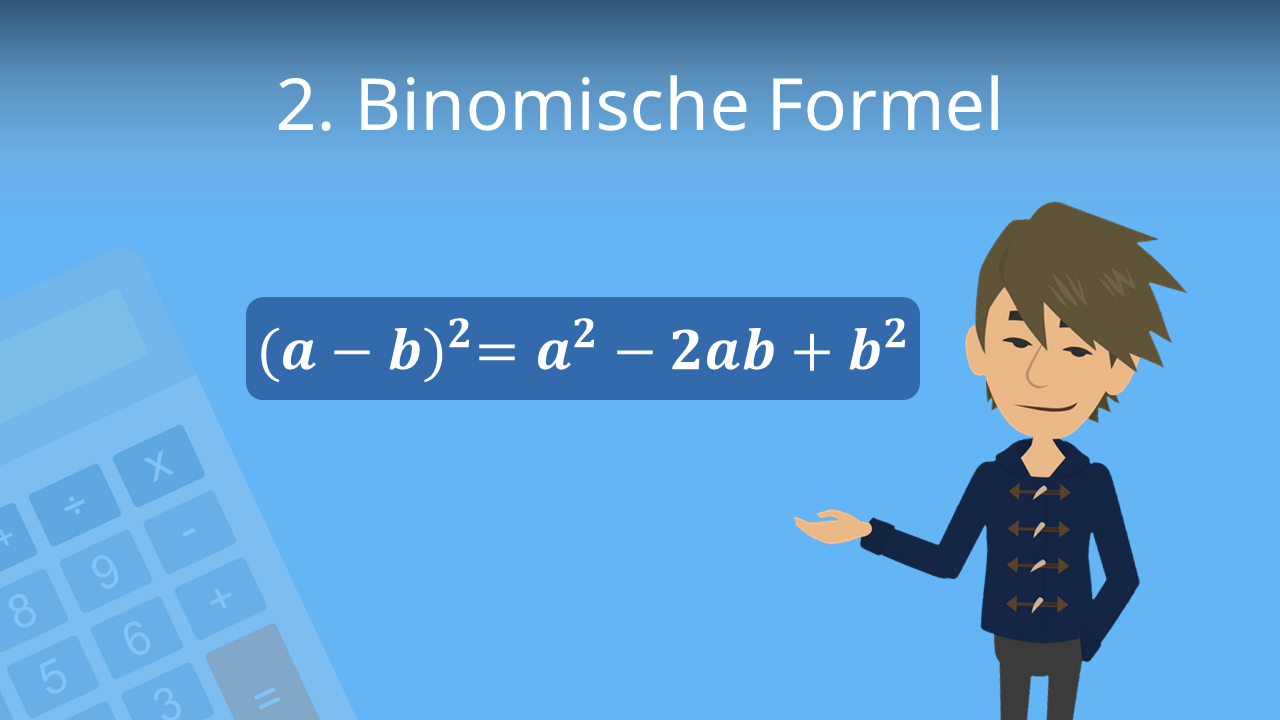 2. binomische Formel • einfach erklärt · mit Video