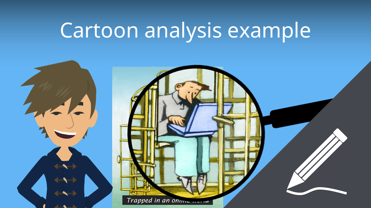 Cartoon analysis example • Cartoon analysis Beispiel · [mit Video]