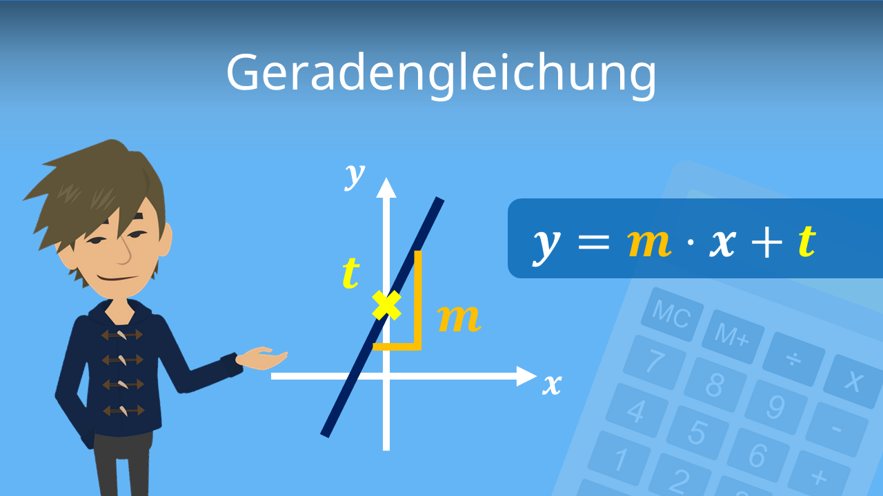 Geradengleichung • Geradengleichung Bestimmen · [mit Video]