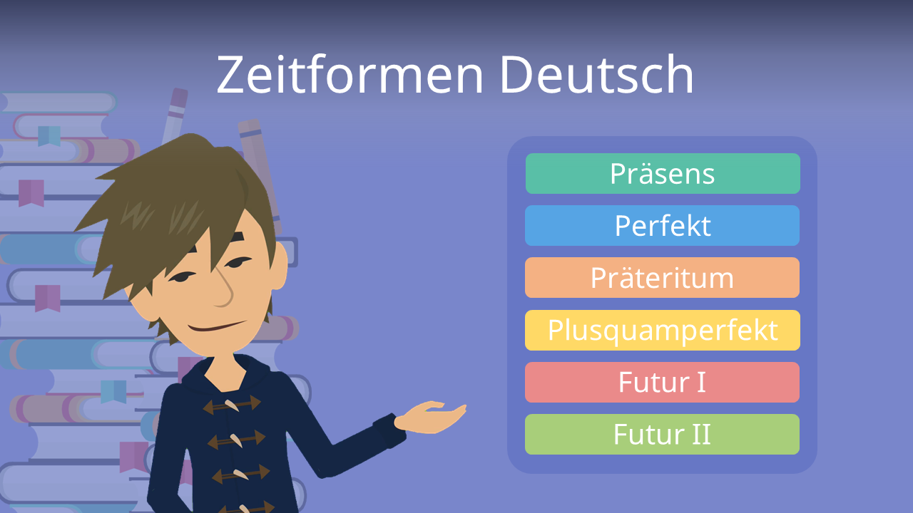 Zeitformen Deutsch • Alle Zeitformen kurz erklärt