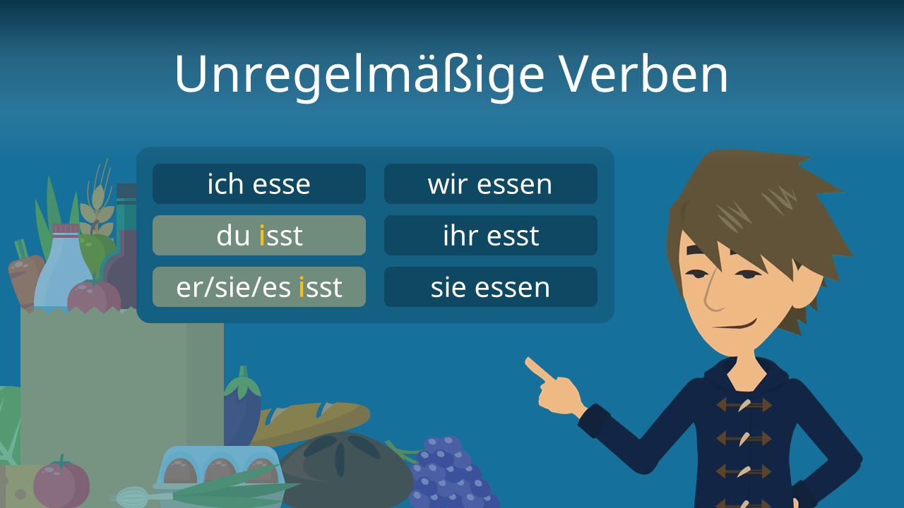 Unregelmäßige Verben • Konjugation, Beispiele Und Liste · [mit Video]