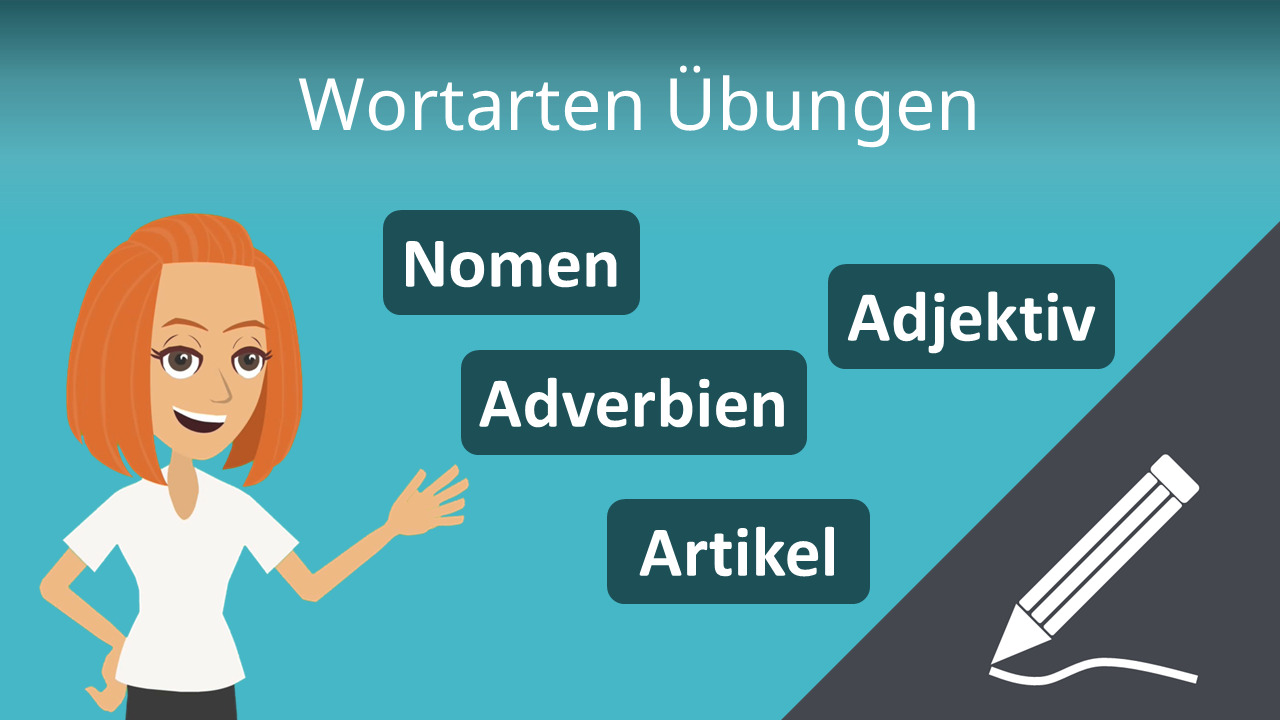 Wortarten Übungen • Wortarten Einfach Bestimmen · [mit Video]