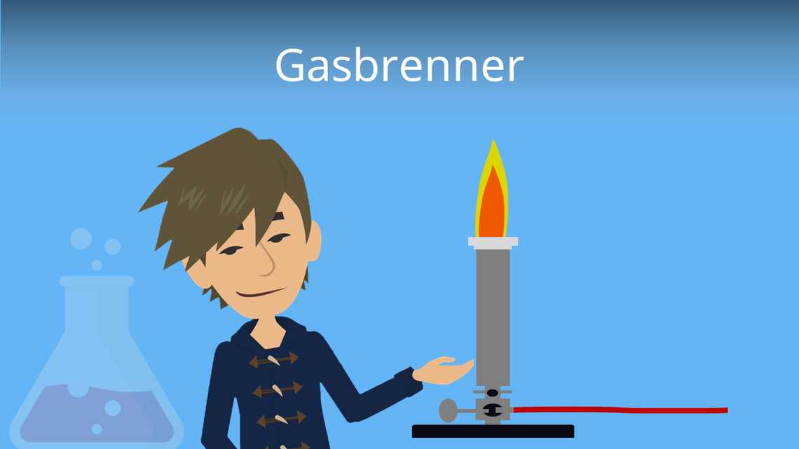 Gasbrenner • Aufbau und Funktion, Bunsenbrenner · [mit Video]