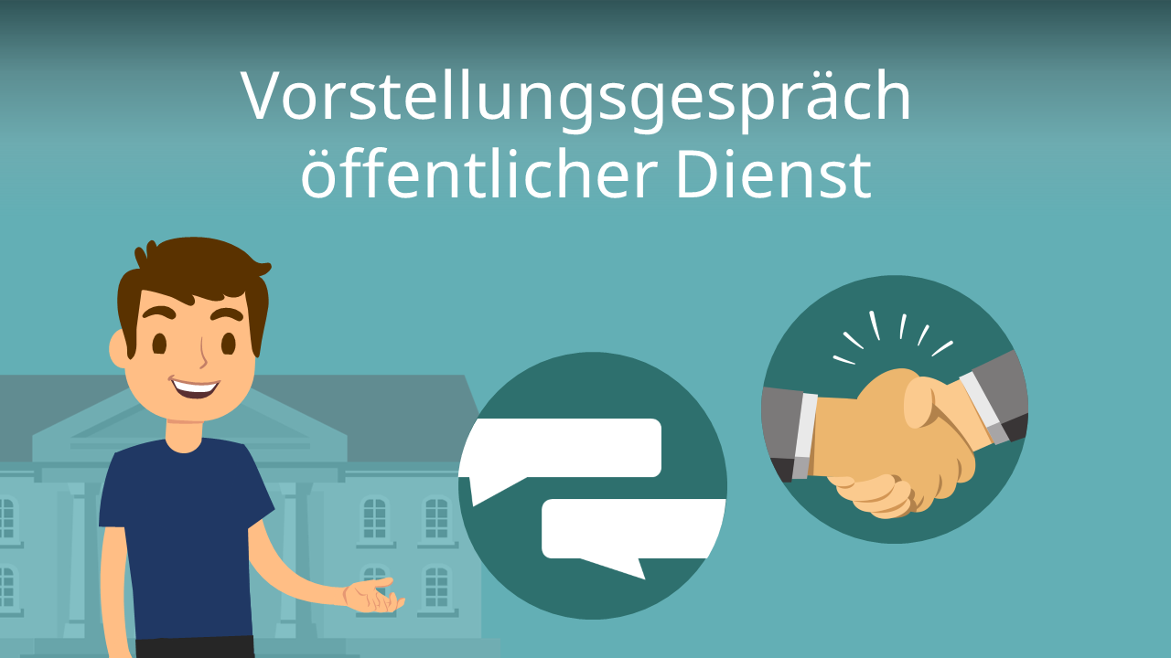 Vorstellungsgespräch öffentlicher Dienst • Fragen & Antworten · [mit Video]