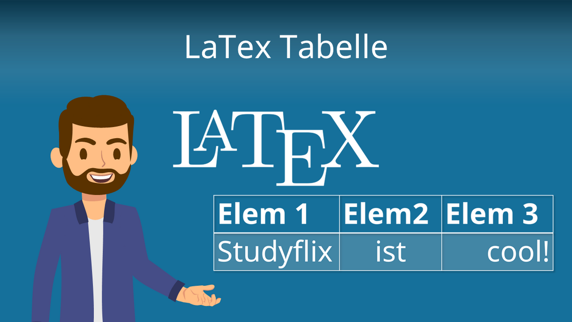 Schritt 3: Tabelle in LaTeX-Dokument einfügen