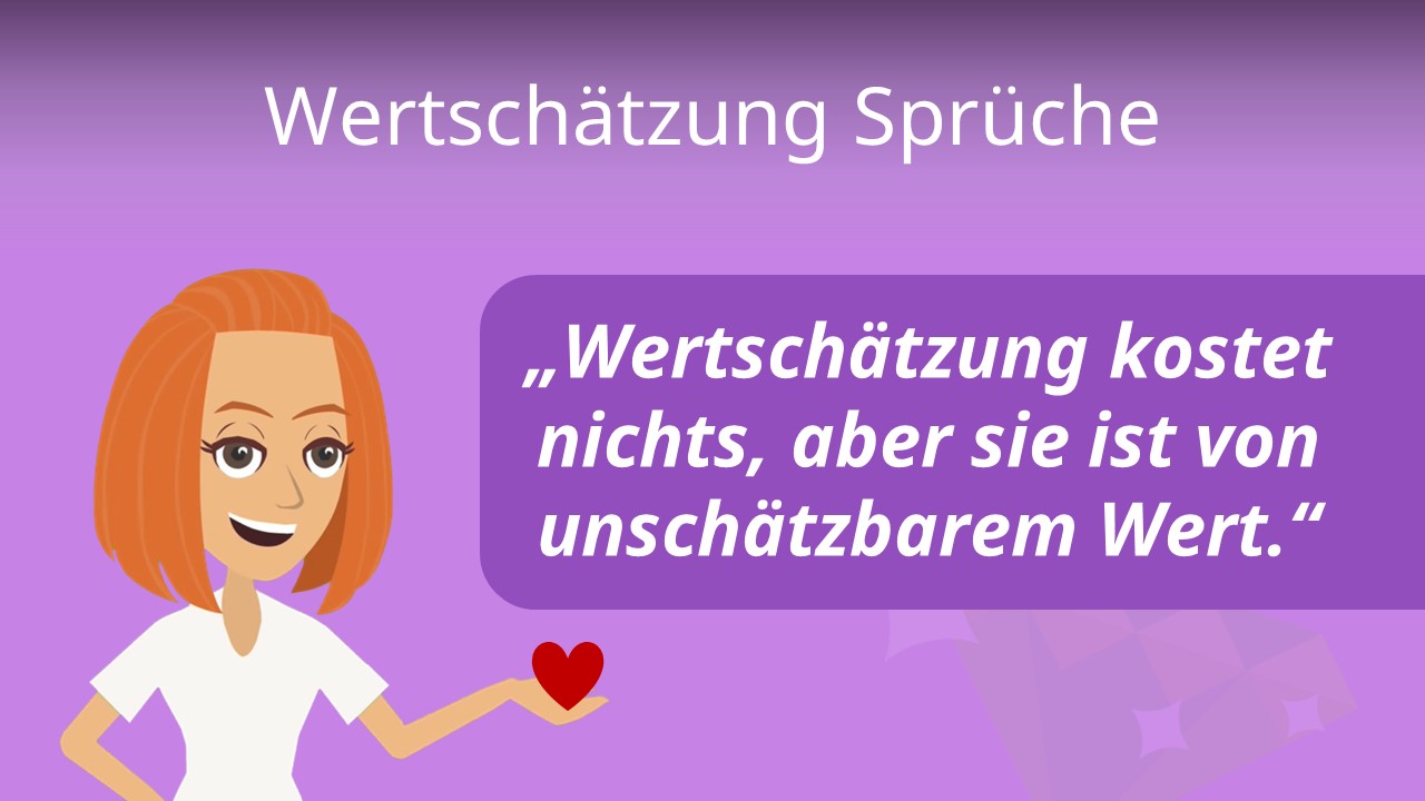 Wertschätzung Sprüche • 50 Schöne Zitate · [mit Video]